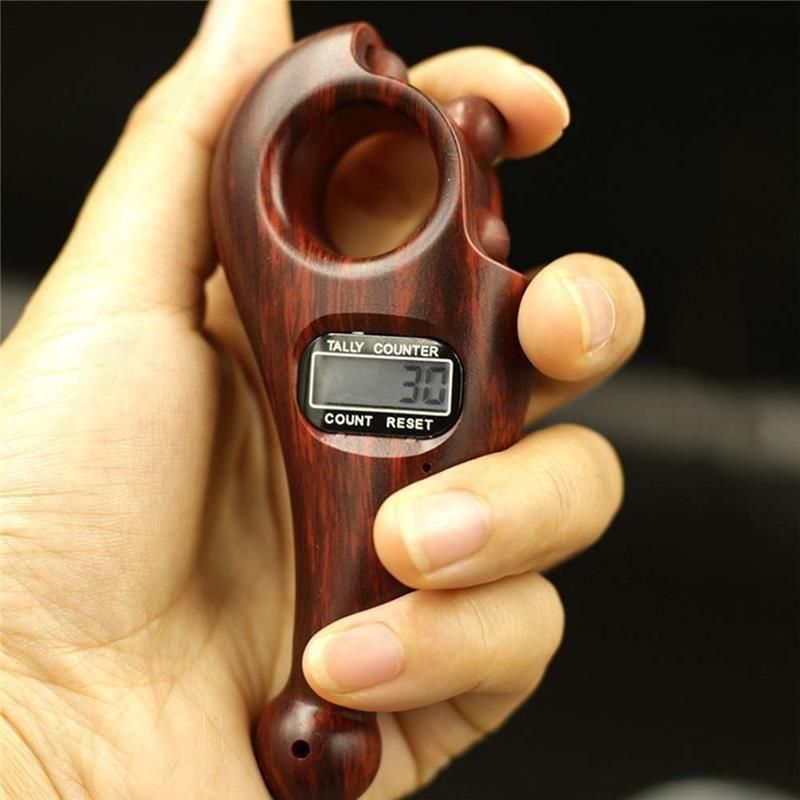 ShivaStore™ Ram Mandir Blessed Tulsi Jap Counter