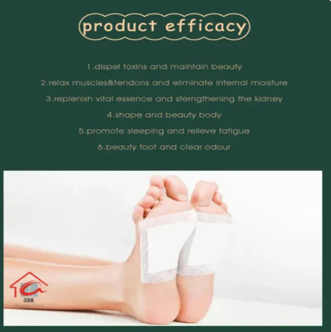 100% Merbal & Gentle Ingredient Detox Foot Pads (BUY 1 GET 1 FREE)