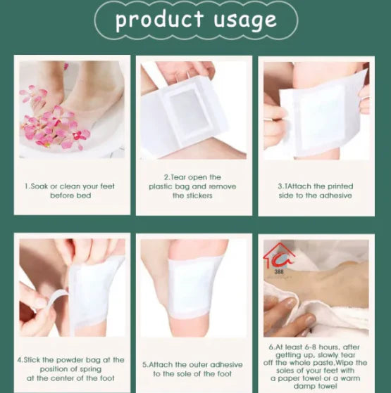 100% Merbal & Gentle Ingredient Detox Foot Pads (BUY 1 GET 1 FREE)