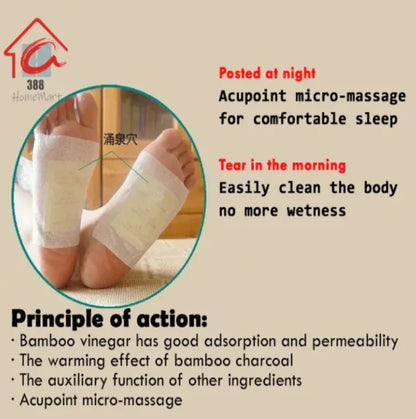 100% Merbal & Gentle Ingredient Detox Foot Pads (BUY 1 GET 1 FREE)